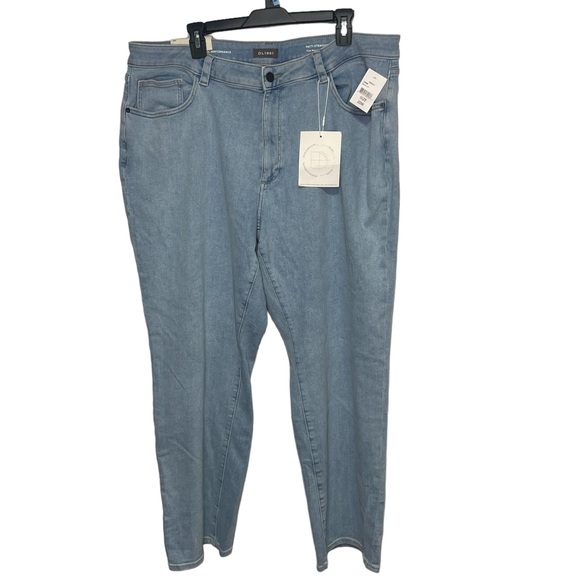 DL1961 Patti Straight High‎ Rise Vintage Womans jeans size 20W  NWT - Picture 1 of 13